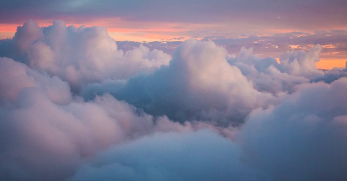 Captivating sunset cloudscape with pink and blue hues in Bo-Karoo, South Africa.